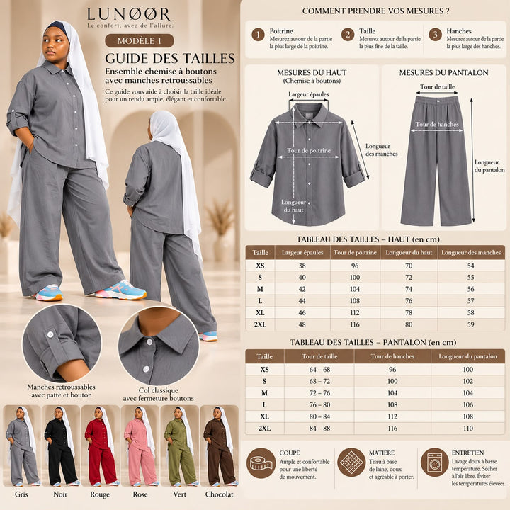 Guide des tailles de l&