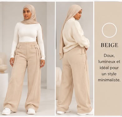 Pantalon en velours côtelé doublé polaire Lunøør, photo 16