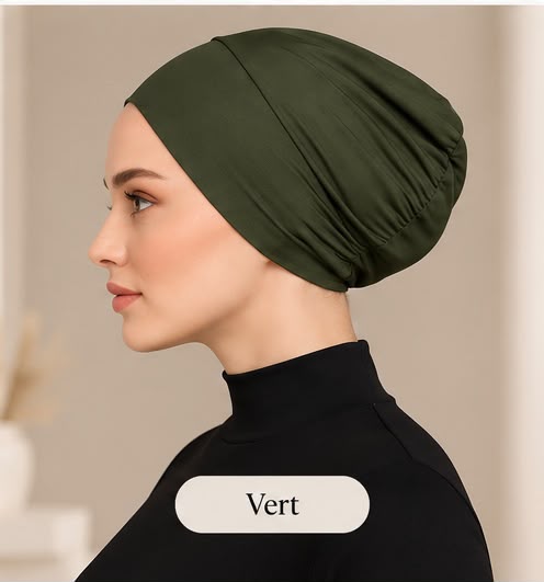 Sous-bonnet en coton Lunøør, photo 3